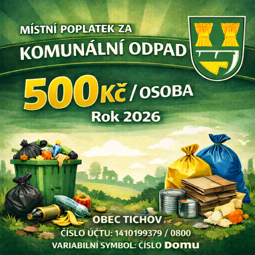 Poplatek za&nbsp;komunální odpad 2026